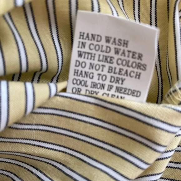 💥🆕Bohemian Bell Long Sleeve Stripped Lace Blouse M🆕 - Picture 8 of 8